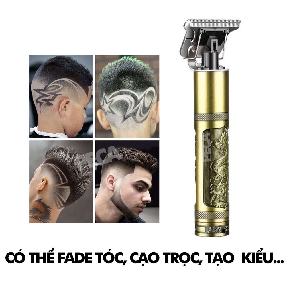 Tông đơ chấn viền không dây Kemei KM-1974C có 2 pin rời, có thể sạc lại,có thể khắc tatoo, cạo trắng... - CHÍNH HÃNG