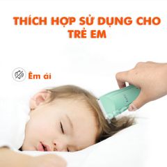 Tông đơ cắt tóc trẻ em không dây Kemei KM-811 kích thước nhỏ gọn êm ái bảo hành chính hãng 12 tháng