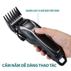 Tông đơ cắt tỉa lông thú cưng KEMEI KM-1991 công suất mạnh mẽ điều chỉnh 2 mức tốc độ kèm kềm và dũa móng chó, mèo