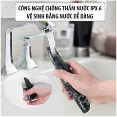 Tông đơ đa năng 4in1 KEMEI KM-5029 nhiều đầu thay thế chuyên dụng cắt tóc, cạo râu, cạo lông toàn thân, lông chân mày