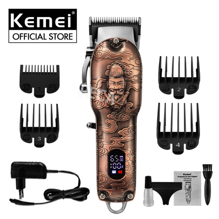 Tông đơ cắt tóc chuyên nghiệp KEMEI KM-3705 công suất mạnh 10W