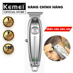 Tông đơ chấn viền kemei KM-1949 không dây chuyên nghiệp, có thể khắc tatoo cạo trắng siêu nhẹ siêu sát - Hàng chính hãng