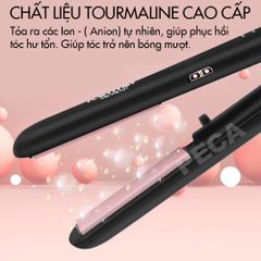 Máy duỗi tóc không dây KEMEI KM-HS101 điều chỉnh 3 mức nhiệt độ tặng kèm bao tay, lược, kẹp