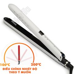 Máy duỗi uốn tóc đa năng Kemei KM-2205 điều chỉnh nhiệt theo ý muốn màn hình LCD thông minh