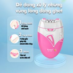 Máy tẩy lông Kemei KM-189A tẩy nhổ lông toàn thân, dùng pin sạc chuyên nghiệp - Hàng chính hãng