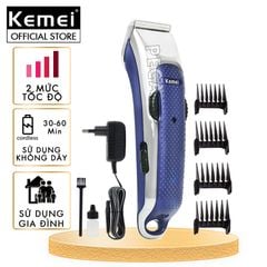 Tông đơ cắt tóc dành cho gia đình và trẻ em Kemei KM-5020 lưỡi cắt có thể điều chỉnh độ dài