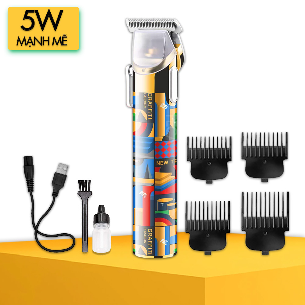 Tông đơ cắt tóc chuyên nghiệp KEMEI KM-MAX5087 / KM-5087 thiết kế cá tính baber công suất mạnh 5W mạnh mẽ