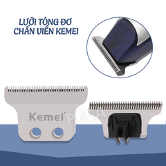 Bộ lưỡi tông đơ bằng thép không gỉ chuyên dụng thay thế nhiều loại tông đơ chuyên nghiệp của Kemei như KM-5021,KM-1949,KM-1948, KM-5026, KM-5027