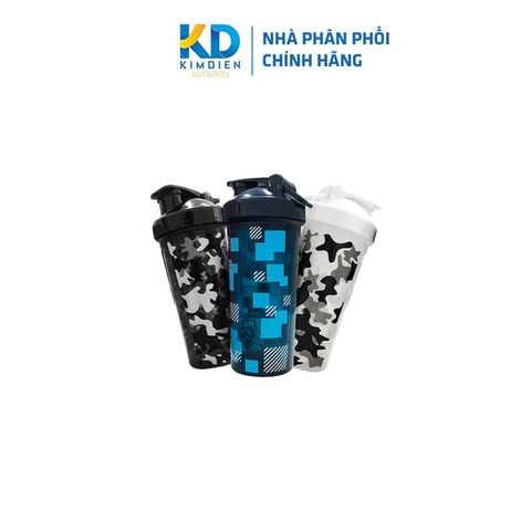  BpiSport - Shaker camo, nhựa 600ml 