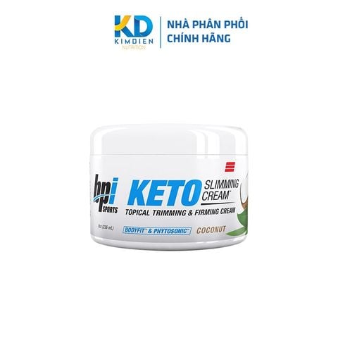  BPI KETO SLIMMING CREAM COCONUT - KEM TAN MỠ 