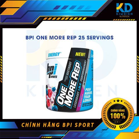  BPI ONE MORE REP 25 SERVINGS 