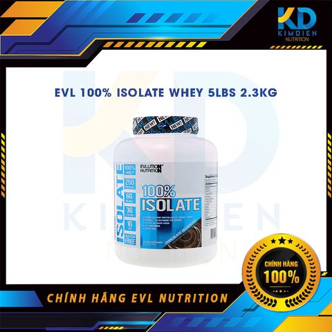  EVL 100% ISOLATE WHEY 5LBS 2.3KG 