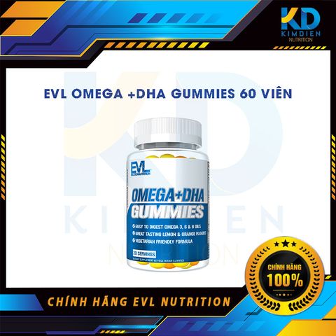  EVL OMEGA +DHA GUMMIES 60 VIÊN 