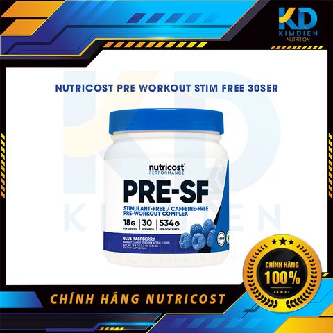  NUTRICOST PRE WORKOUT STIM FREE 30SER 