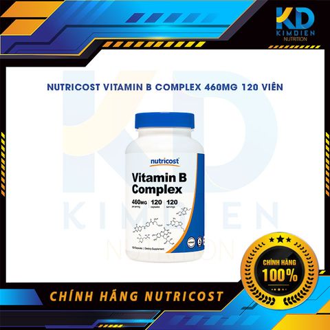  NUTRICOST VITAMIN B COMPLEX 460MG 120 VIÊN 