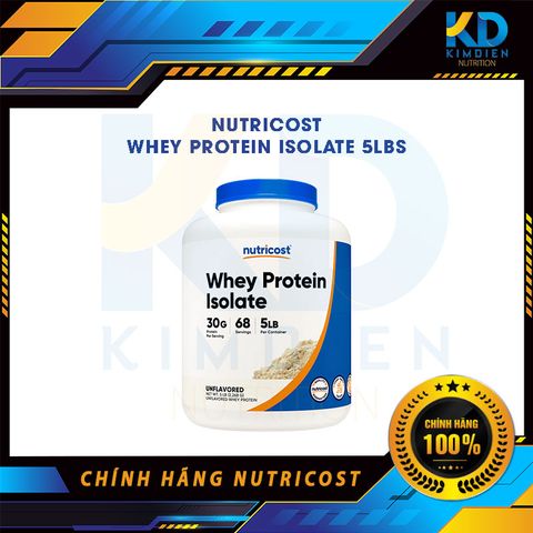  NUTRICOST WHEY PROTEIN ISOLATE 5LBS 