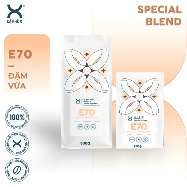  E70 • Special Blend • Đậm vừa - Less caffeine 