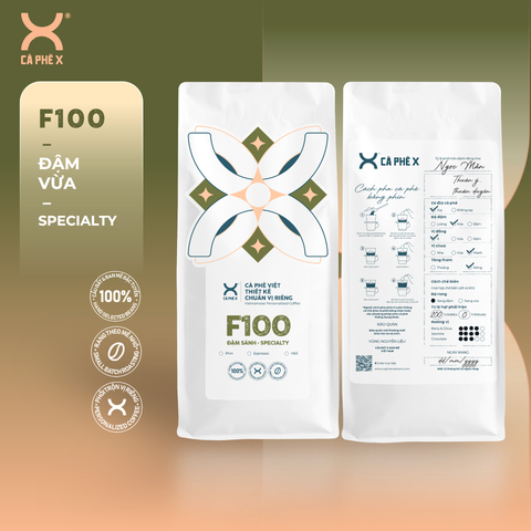  F100 • 100% Fine Arabica • Đậm Sánh 