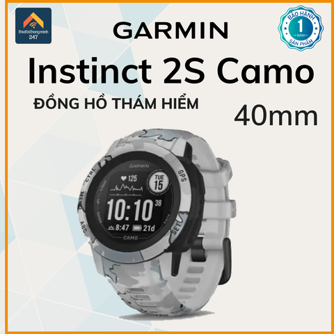 Đồng Hồ Thông Minh Garmin Instinct 2S - Camo Edition/40mm/Mist Camo (010-02563-63)