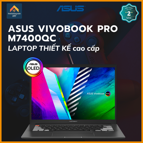 Laptop thiết kế Asus VivoBook Pro 14X M7400QC R5 5600H/16GB/512GB/4GB RTX305014