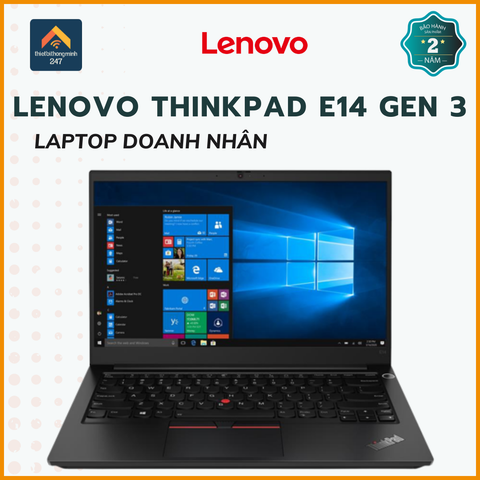 Laptop doanh nghiệp Lenovo ThinkPad E14 Gen 3 R7 5700U/8GB/512GB/14