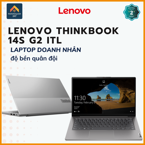 Laptop doanh nghiêp Lenovo ThinkBook 14s G2 ITL i7 1165G7/8GB/512GB/14