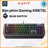 Bàn phím Cơ Gaming có dây HAVIT GAMENOTE KB872L LED RGB Full-size 104 phím BLUE SWITCH
