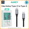 Cáp sạc nhanh Aukey CB-CD5-BK Type C to Type C 0.9m Đen