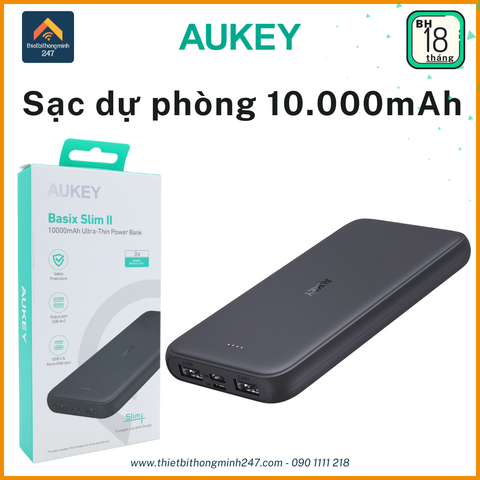 Pin sạc dự phòng Aukey PB-N99 BK 10.000mAh