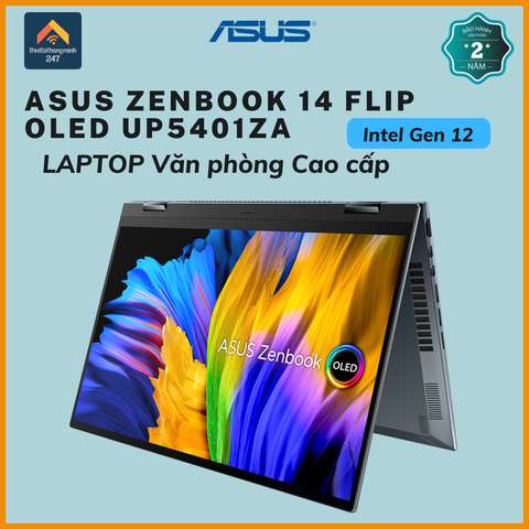 Laptop Văn Phòng Asus ZenBook Flip UP5401ZA i7 12700H/16GB/512GB/14