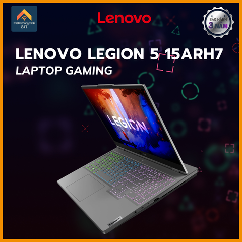 Laptop Gaming Lenovo Legion 5 15ARH7 R5 6600H/8GB/512GB/4GB RTX3050/15.6