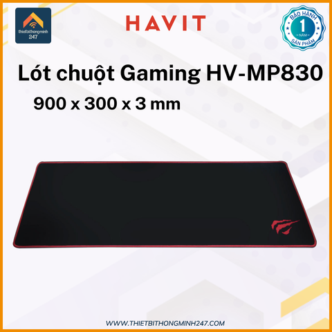 Miếng lót chuột máy tính HAVIT HV-MP830 size 90*30*0.3(cm)