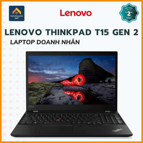 Laptop doanh nghiệp Lenovo ThinkPad T15 Gen 2 i5 1135G7/16GB/512GB/15.6