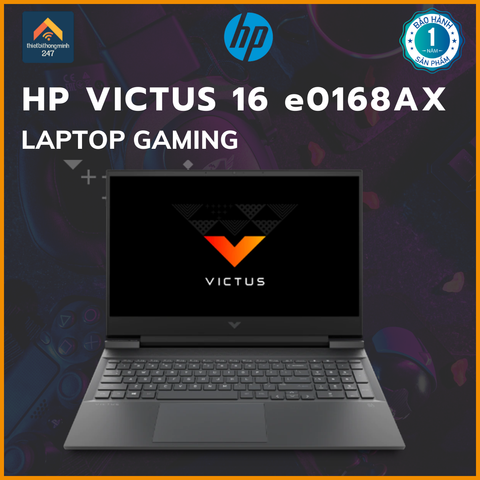 Laptop HP Gaming VICTUS 16 e0168AX R7 5800H/8GB/512GB/4GB RTX3050Ti/16.1