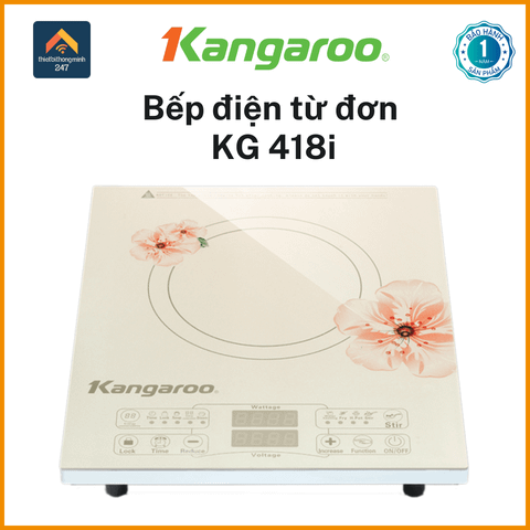 Bếp điện từ đơn Kangaroo KG418i 2000W, cảm ứng