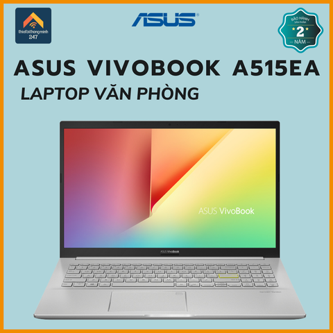 Laptop văn phòng Asus VivoBook A515EA i3 1115G4/4GB/512GB/15.6