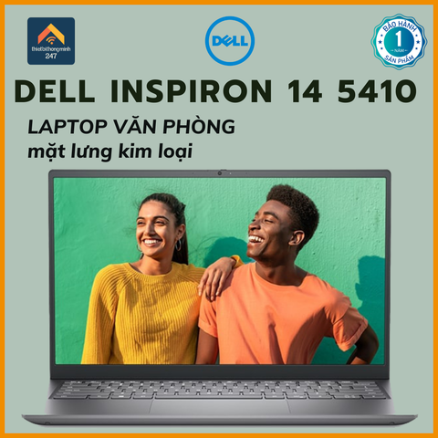 Laptop văn phòng Dell Inspiron 14 5410 i5 1155G7/8GB/512GB/2GB MX350/14