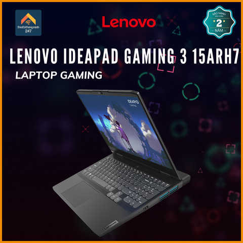 Laptop Lenovo Ideapad Gaming 3 15ARH7  R7 6800H/8GB/512GB/4GB RTX305015.6