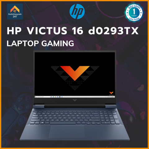 Lapop HP Gaming VICTUS 16 d0293TX i5 11400H/8GB/512GB/4GB RTX3050Ti/16.1