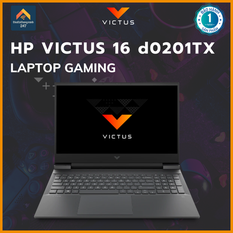 Laptop HP Gaming VICTUS 16 d0201TX i5 11400H/8GB/32GB+512GB/4GB RTX3050Ti/16.1