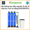 Hệ thống lọc đầu nguồn Kangaroo 3 cột 4 cấp lọc van tự động KG1054T4