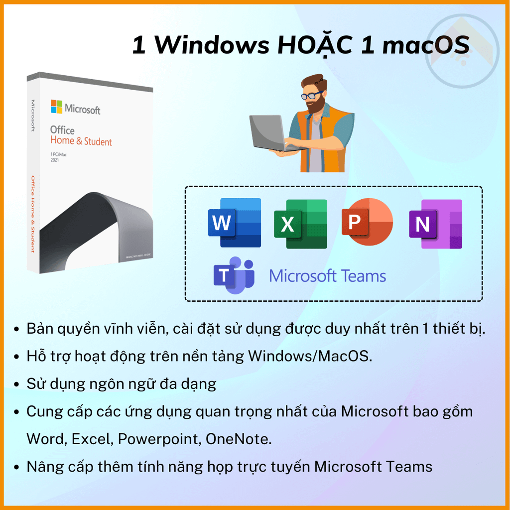 Microsoft 365 Personal 32/64bit (Office chính hãng) | bản quyền 365   - Nơi an tâm mua sắm cho mọi gia đình