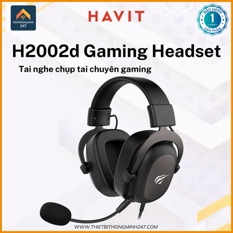 Tai nghe Gaming có dây HAVIT GAMENOTE H2002D Mic rời