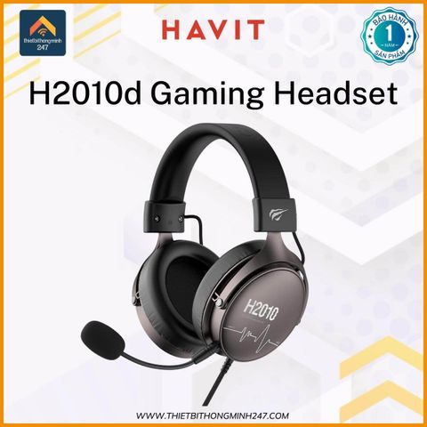 Tai nghe chụp tai Gaming có dây HAVIT GAMENOTE H2010d Mic rời