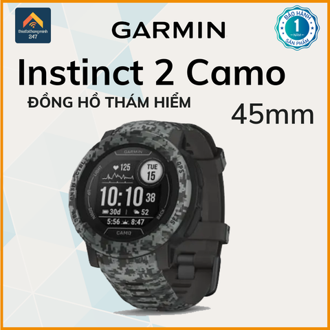 Đồng Hồ Thông Minh Garmin Instinct 2 - Camo Edition/45mm (010-02626-63)