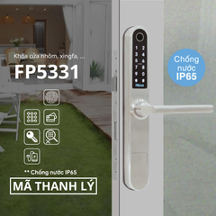 Khóa Vân Tay Cửa Nhôm FP5331 (APP - Chống nước IP65)