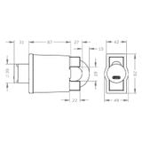  Special Order - Ổ Khóa Điện Tử Thông Minh EVVA AirKey - EVPL.H850-5WP 