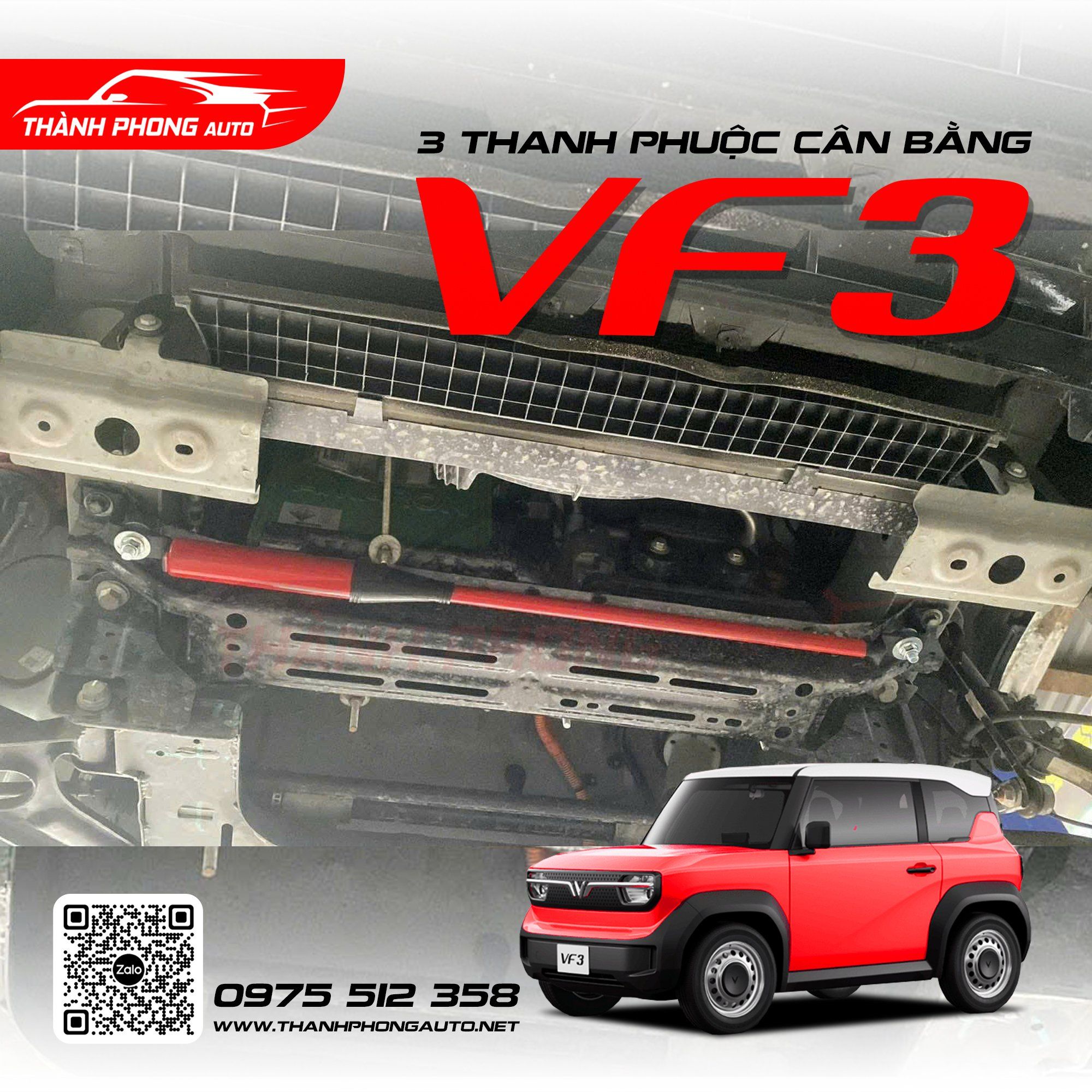  3 Thanh Phuộc Cân Bằng Cho Vinfast VF3 