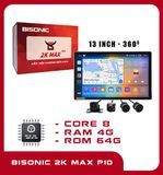  Màn Hình Ô Tô Bisonic 2K Ultraview 13inch Liền Camera 360 