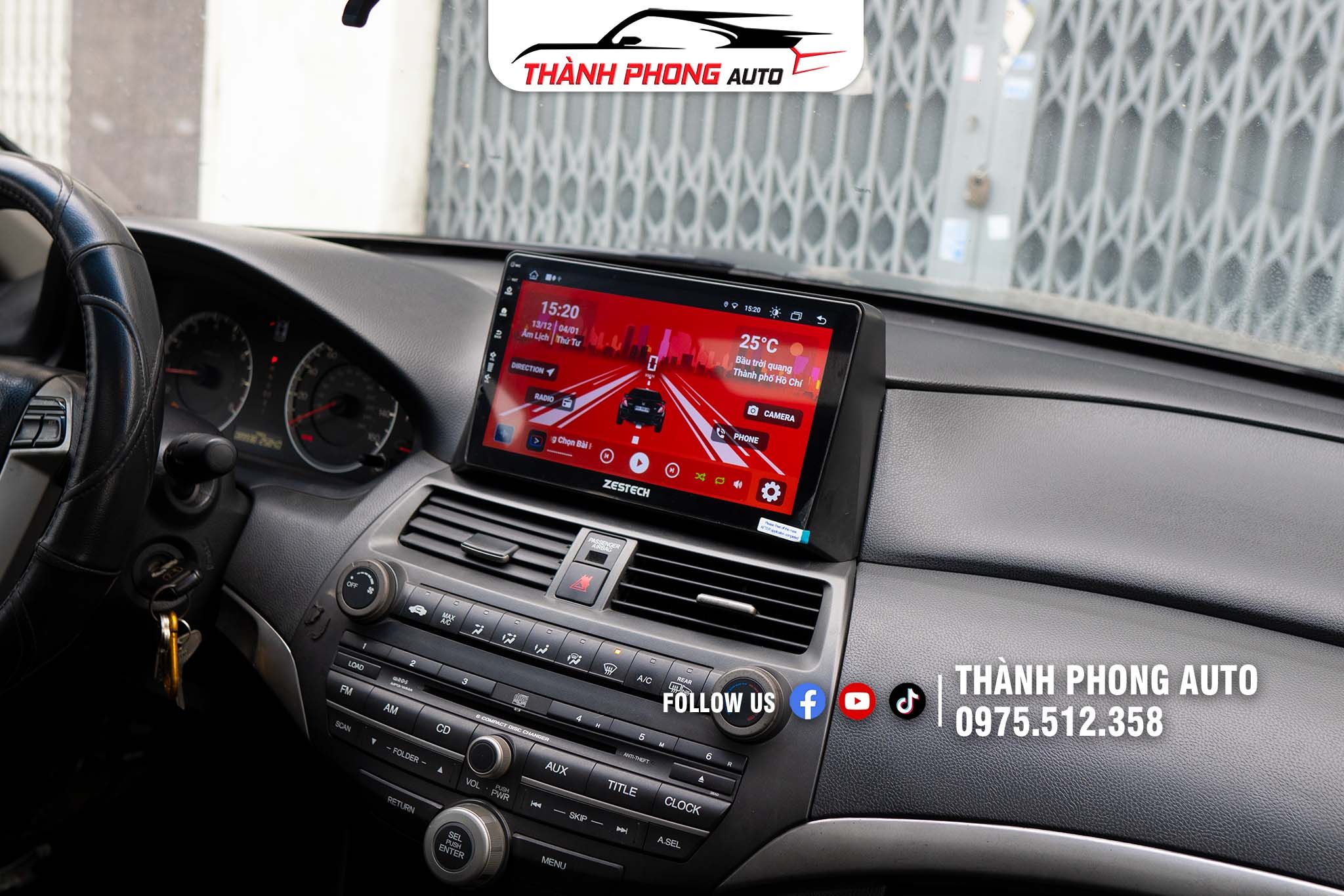  Màn hình android cho Honda Accord 2008 